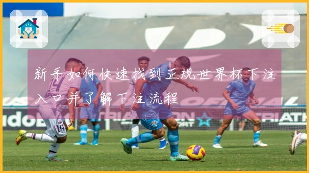 新手如何快速找到正规世界杯下注入口并了解下注流程